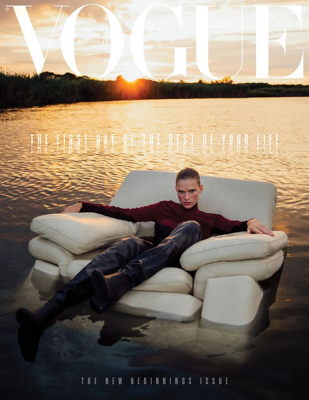 Vogue Tijdschrift Portugal 2021-09 – Sara Eirud – Originele uitgave Cover #3