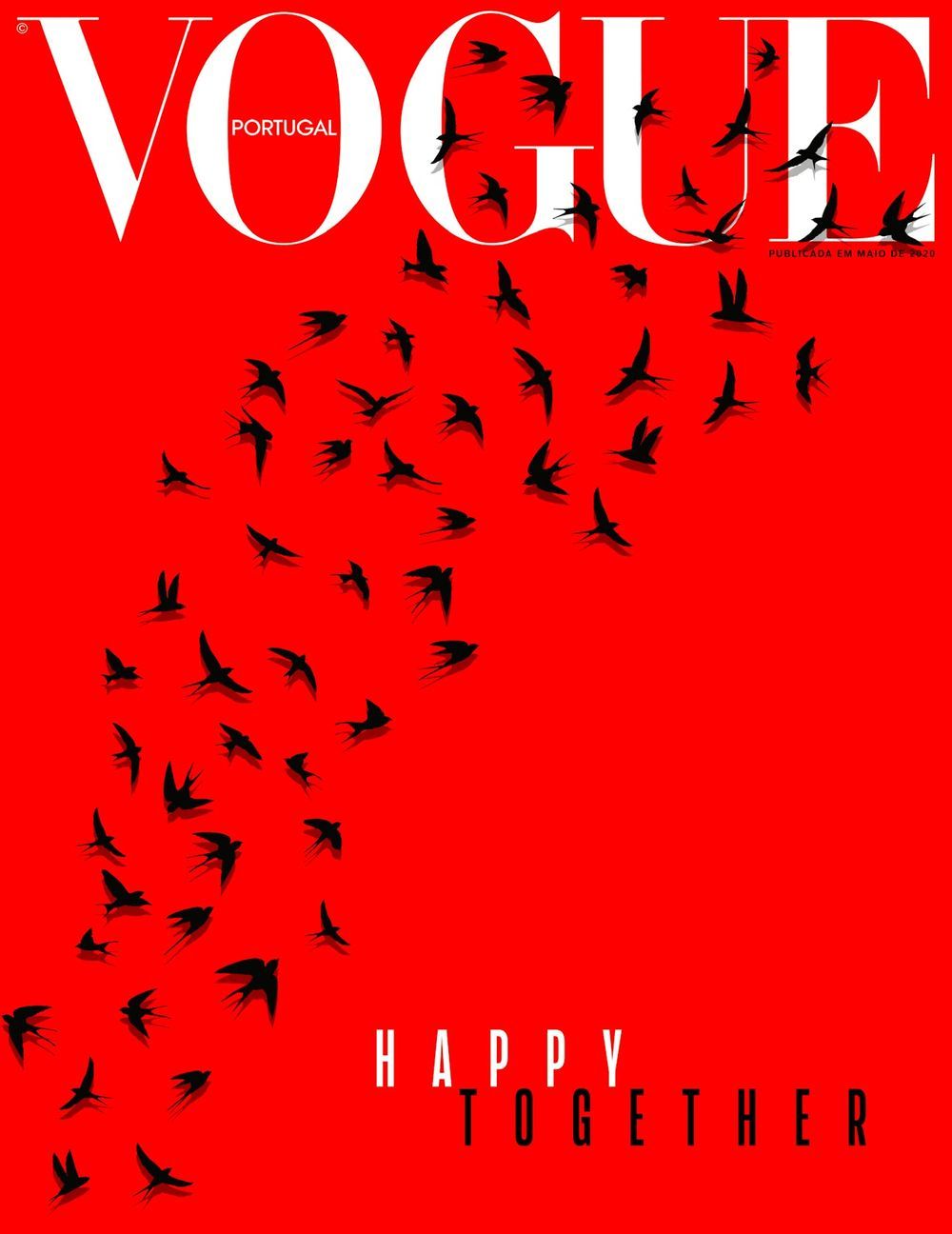 Vogue Magazine Portugal 2020-05 Happy Together Original Print Issue Cover #2