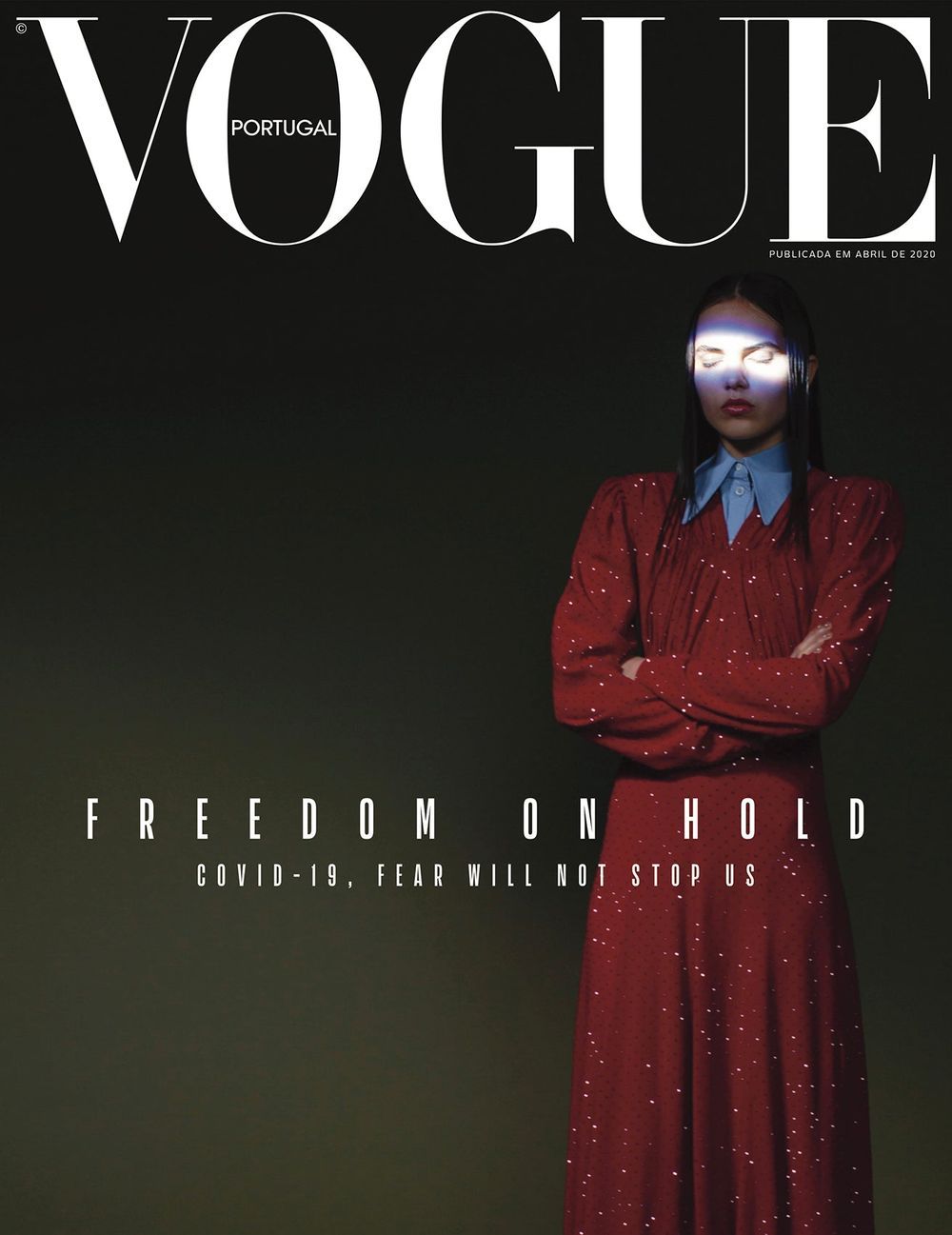 Vogue Revista Portugal 2020-04 Lily Stewart Edição original Cover #3