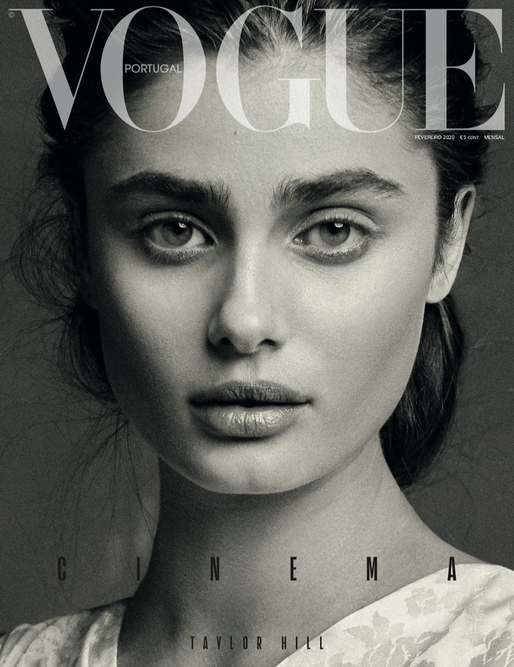 Vogue Magazine Portugal 2020-02 – Taylor Hill – Original Print Issue Cover #1