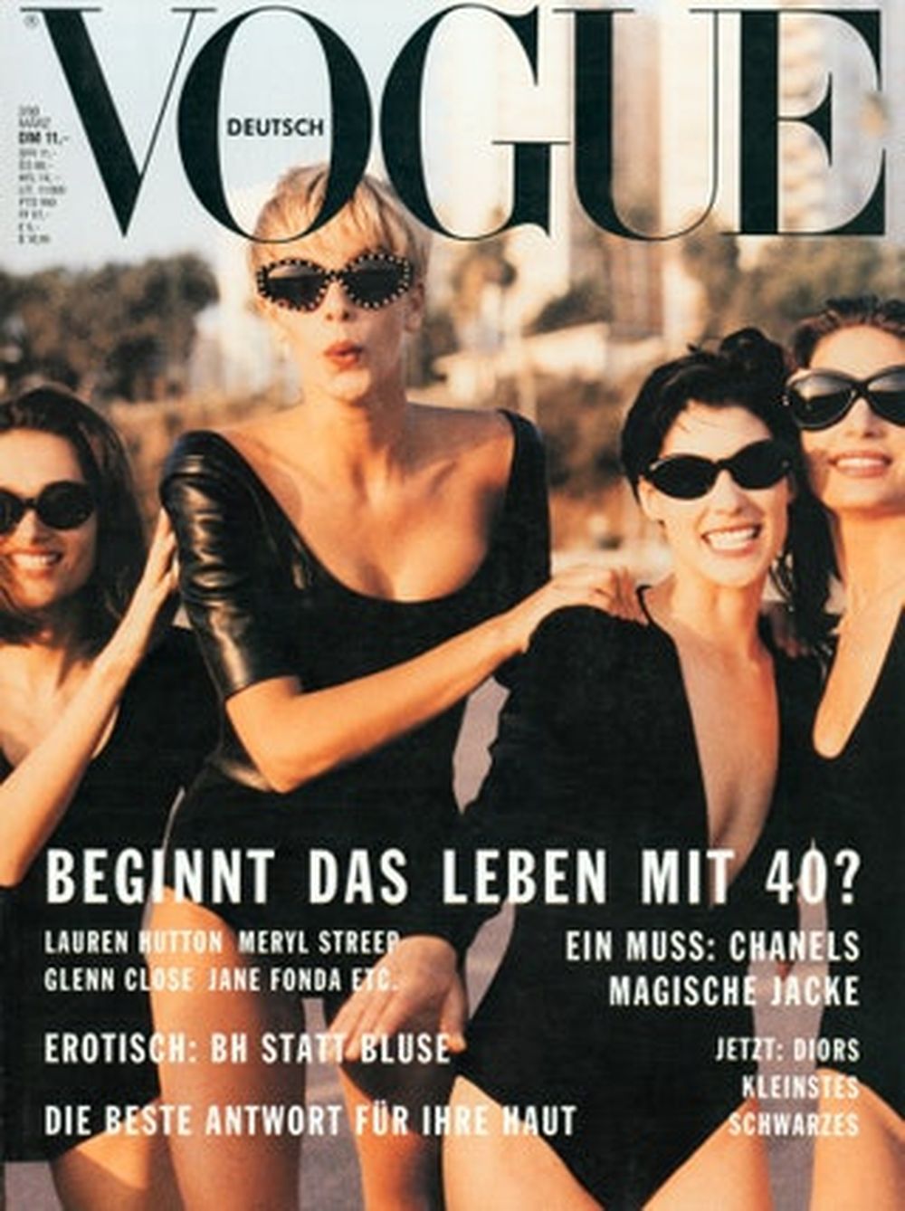 Vogue Magazin Deutschland 1990-03 Mitzi Martin