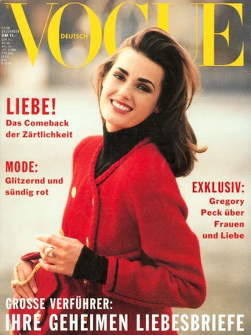 Vogue Magazin Deutschland 1990-12 Jasmin Le Bon