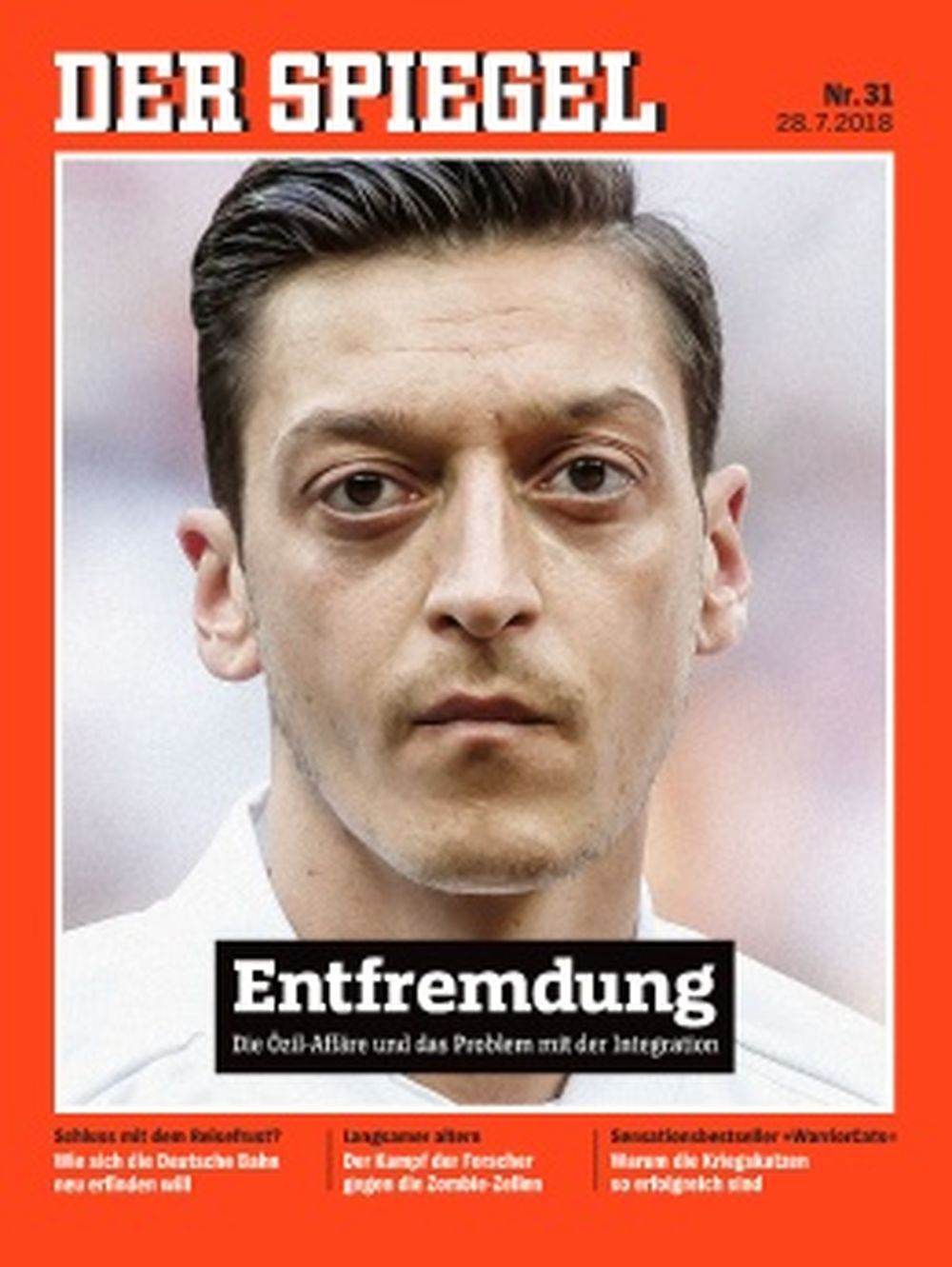 Der Spiegel Tijdschrift Duitsland 2018-31 Mesut Özil Originele uitgave