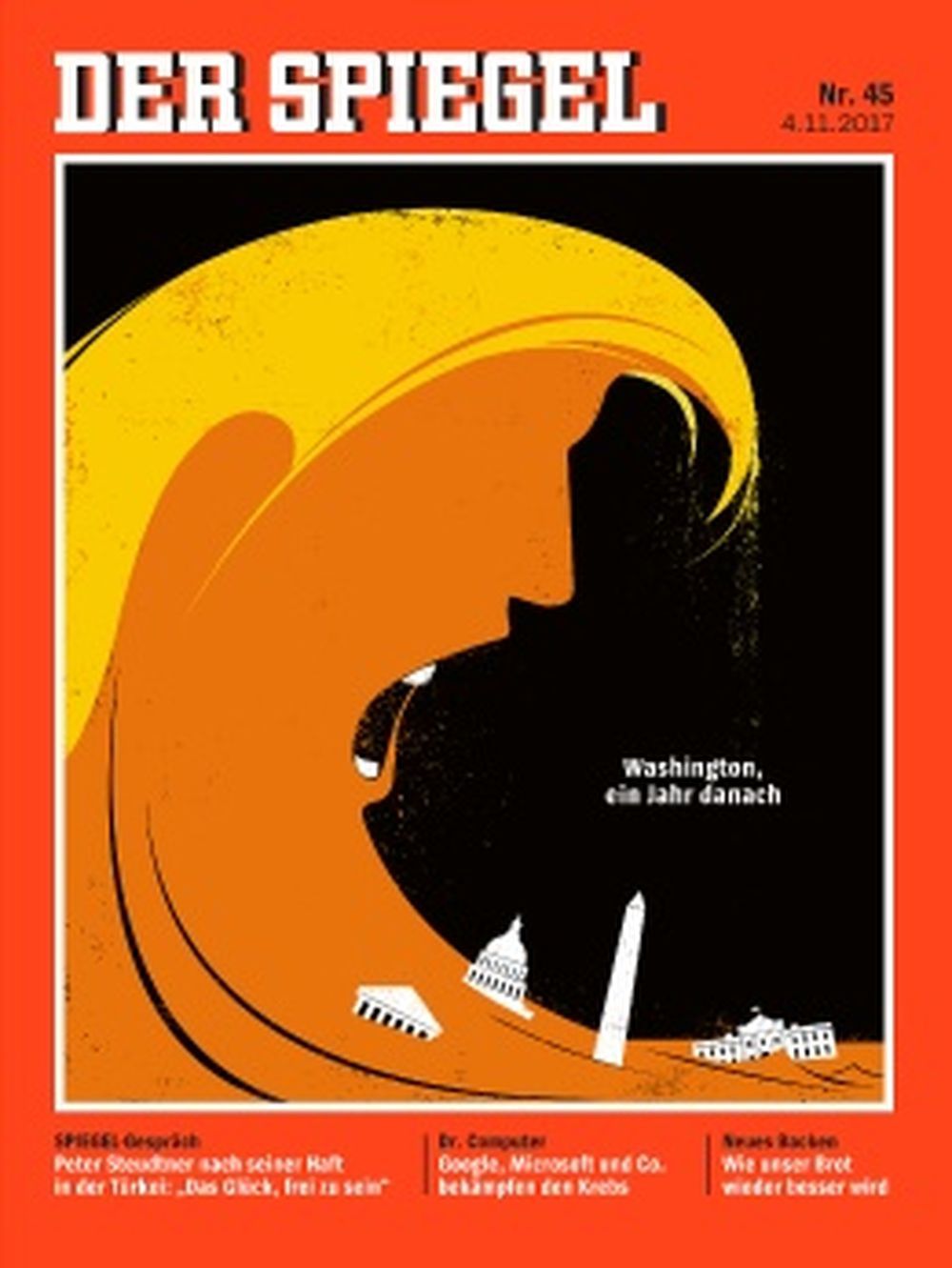 Der Spiegel Magazin Deutschland 2017-45 Donald Trump