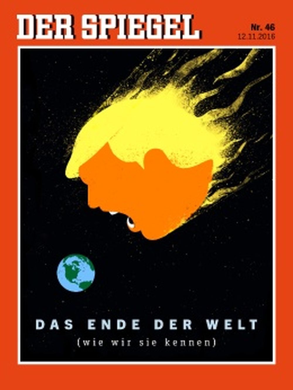 Der Spiegel Revista Alemania 2016-46 Donald Trump Edición original