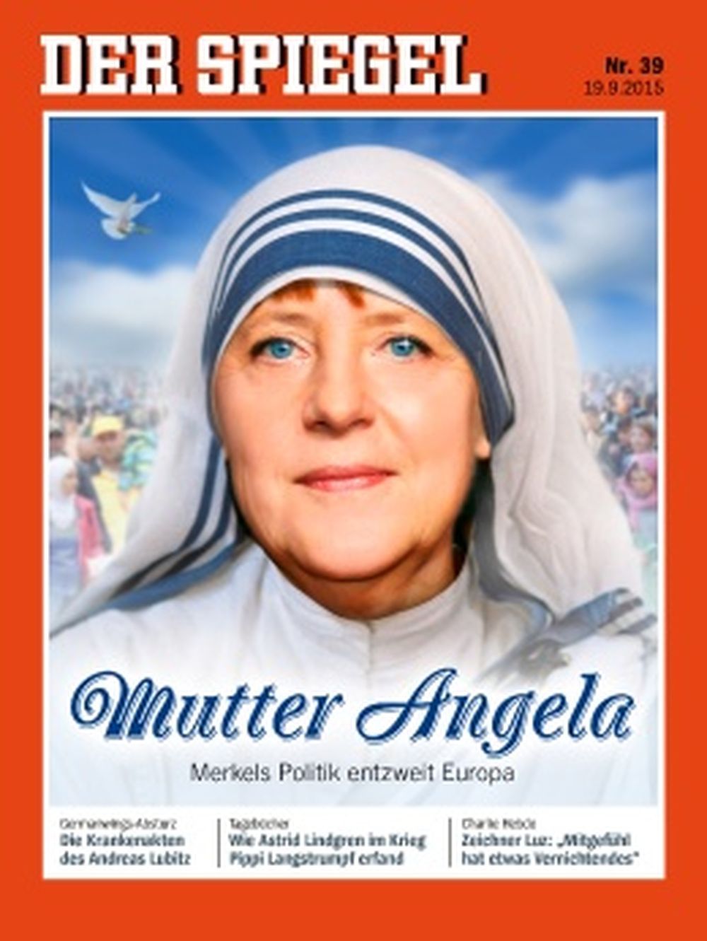Der Spiegel Magazin Deutschland 2015-39 Angela Merkel