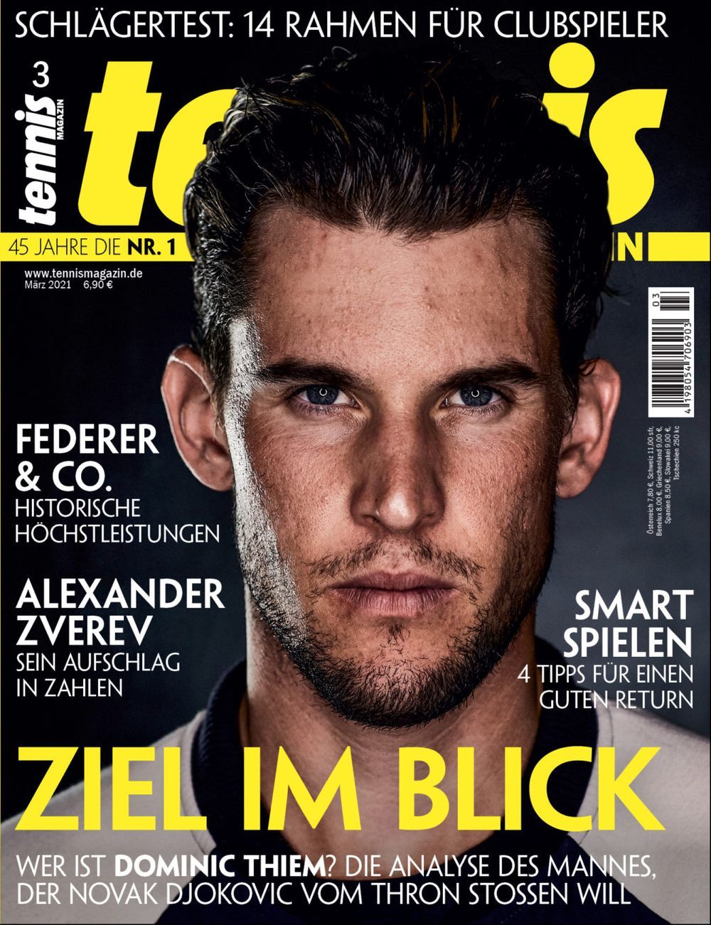 Tennis Magazin Deutschland 2021-03 Dominic Thiem