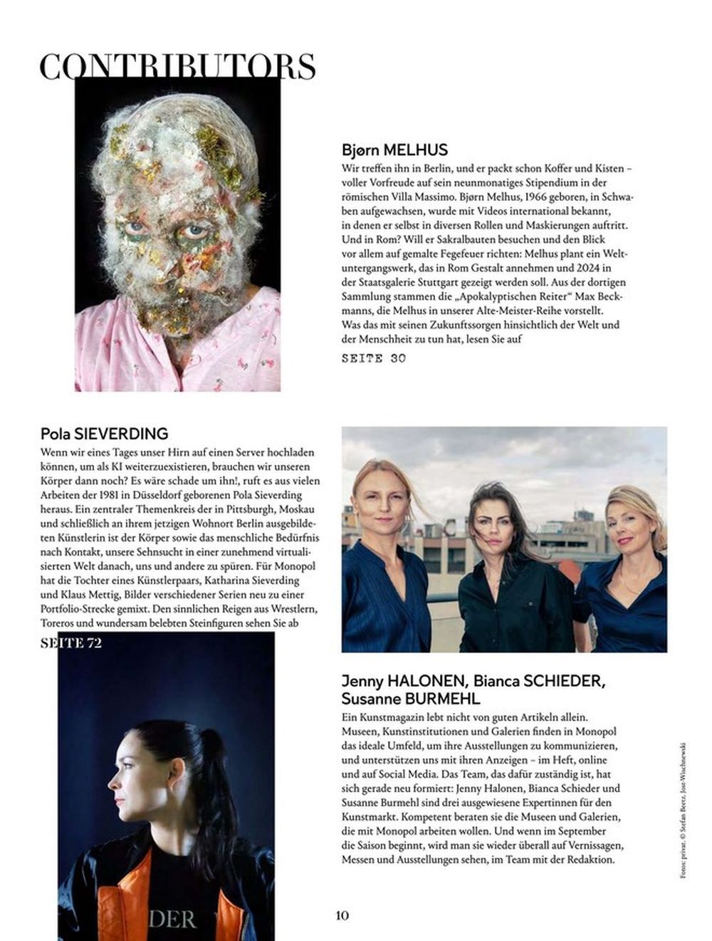 Monopol Magazine Allemagne 2023-09 Isaac Julien Lu Yang Édition originale