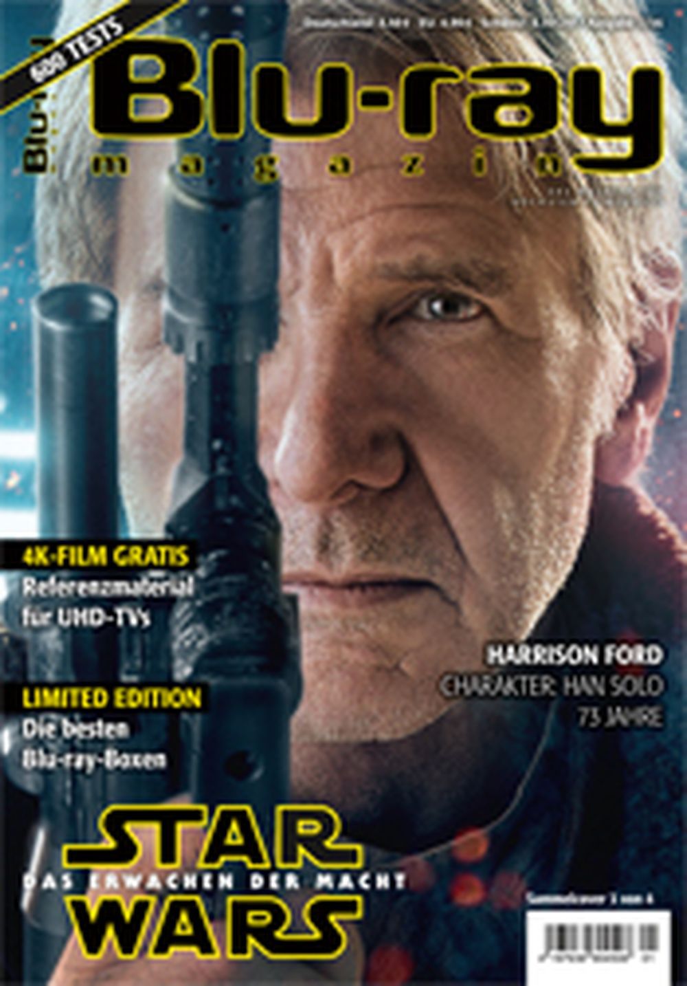 Blu Ray Magazin Deutschland 2016-01 Harrison Ford Star Wars