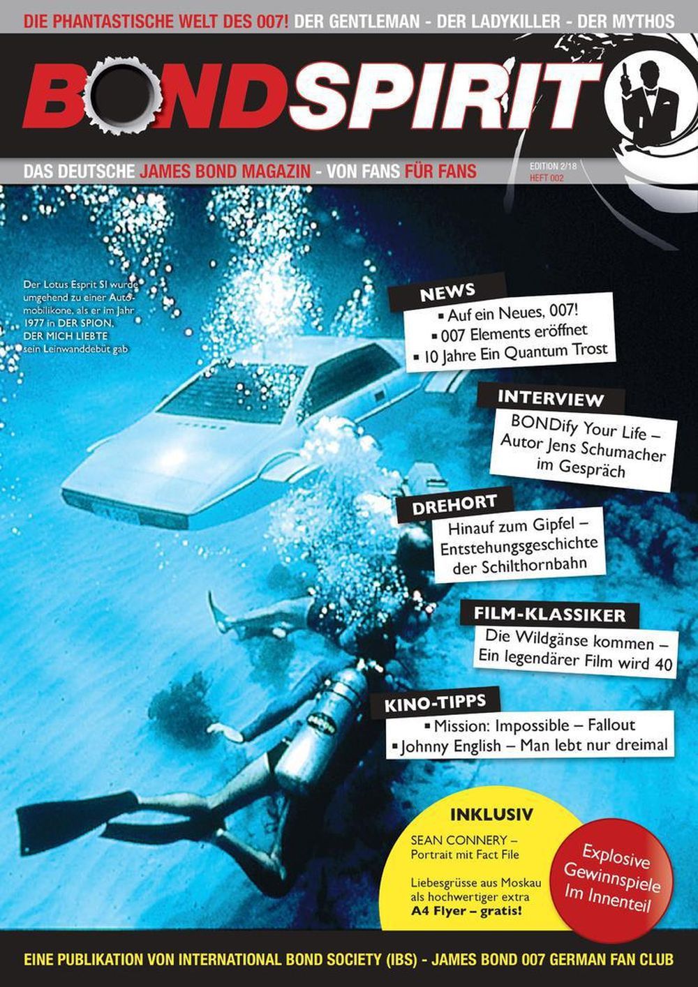 Bond Spirit Revista Alemania 2018 #2 Daniel Craig Edición original