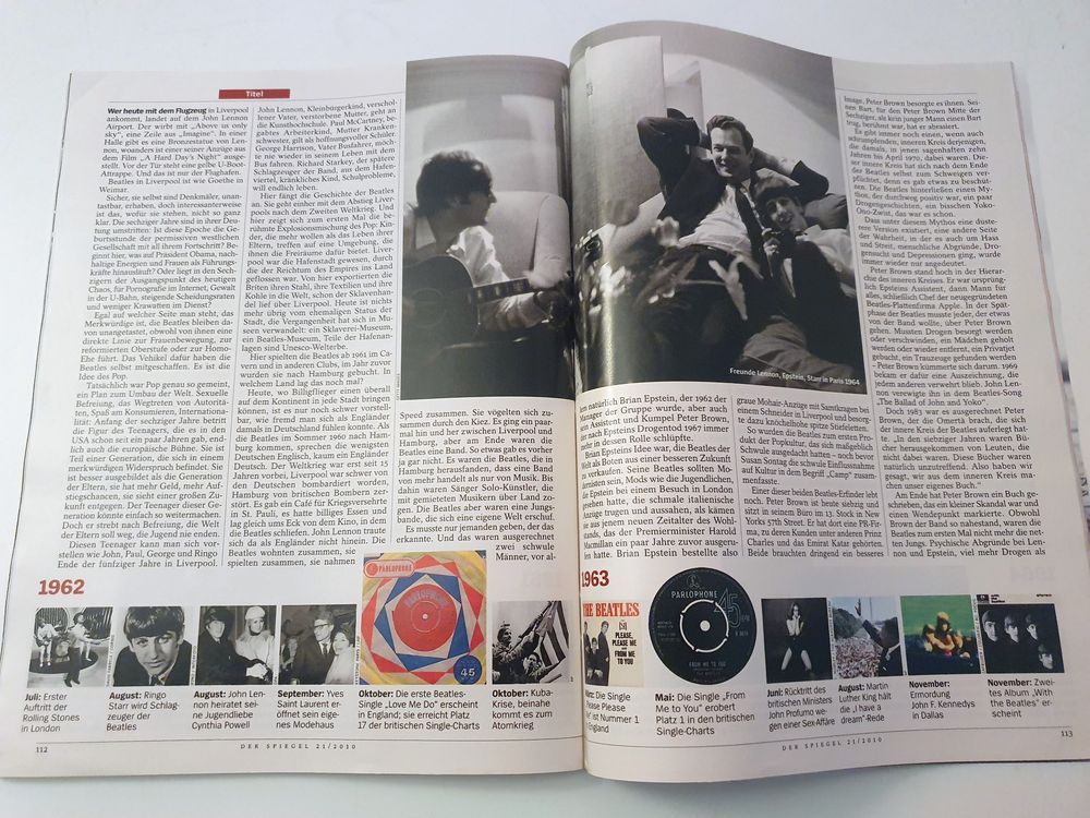 Der Spiegel Revista Alemania 2010-21 The Beatles Edición original
