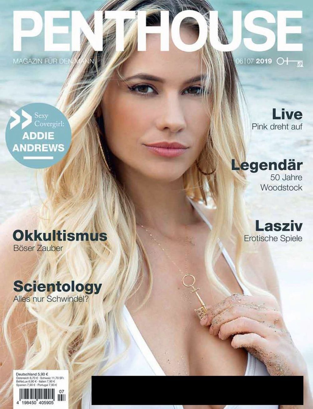 Penthouse Magazine Germany 2019-06+07 Addie Andrews Original Print Issue