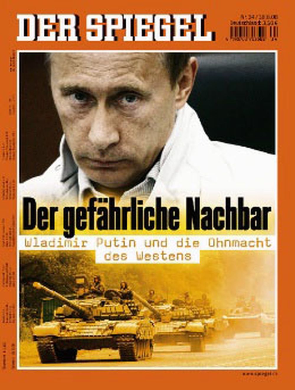 Der Spiegel Magazin Deutschland 2008-34 Putin