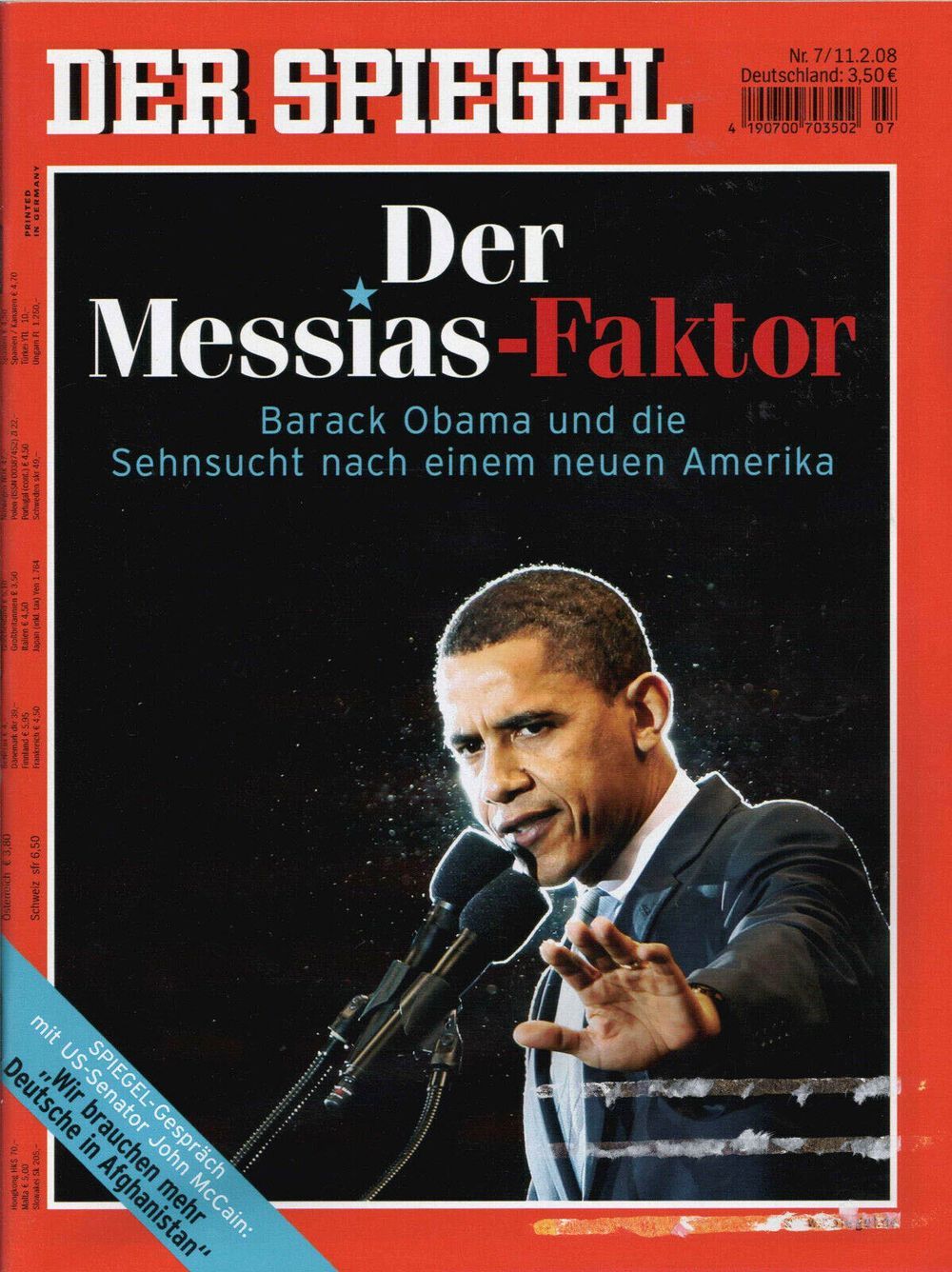 Der Spiegel Magazin Deutschland 2008-07 Barack Obama