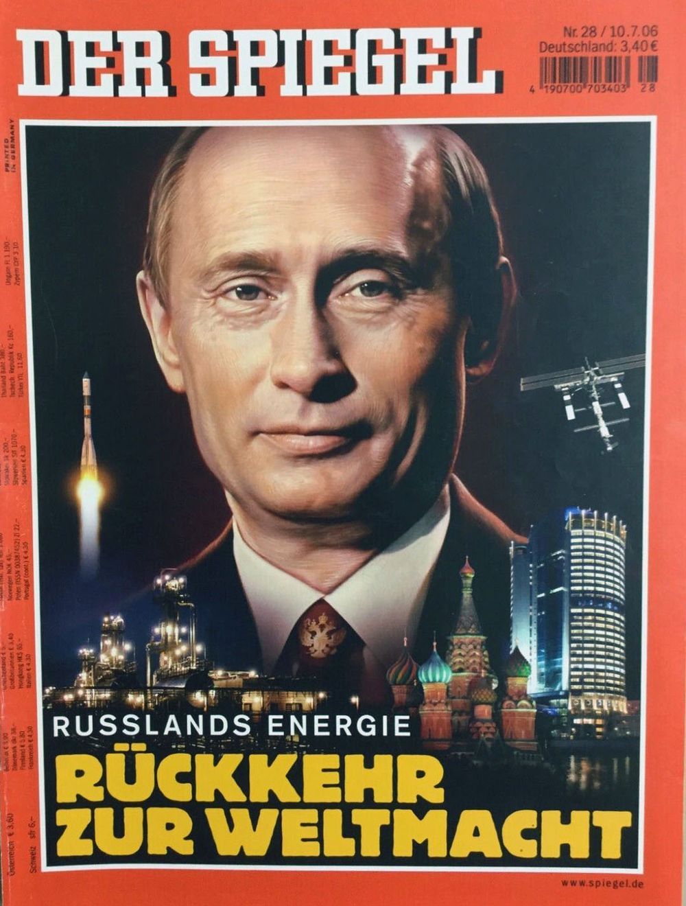 Der Spiegel Magazin Deutschland 2006-28 Putin