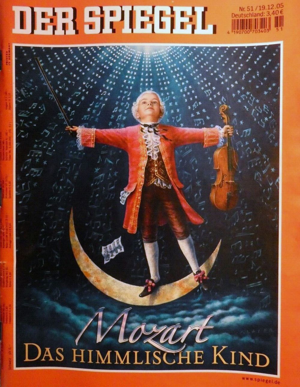 Der Spiegel Tijdschrift Duitsland 2005-51 Mozart Originele uitgave