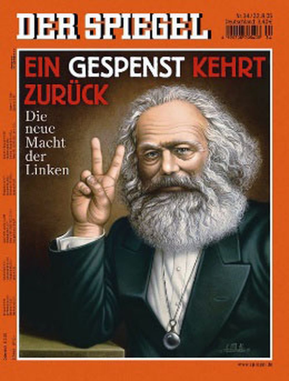 Der Spiegel Tijdschrift Duitsland 2005-34 Karl Marx Originele uitgave