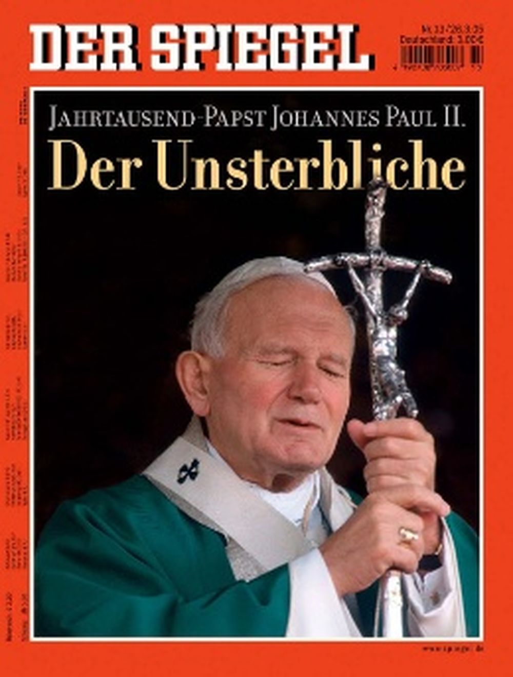 Der Spiegel Revista Alemania 2005-13 Ioannes Paulus Karol Jozef Wojtyła Edición original