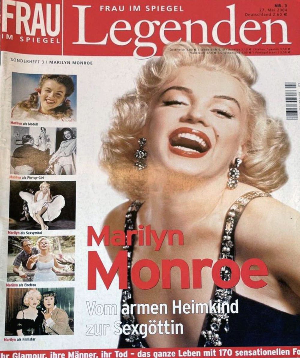 Frau im Spiegel Legenden Magazine Germany 2004 #3 Marilyn Monroe