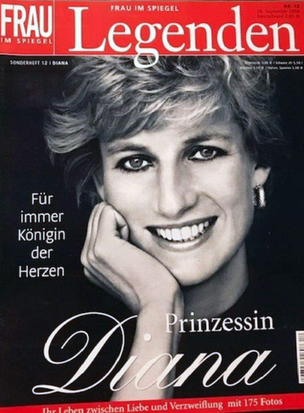 Frau Im Spiegel Legenden Magasin Tyskland 2006 #12 Diana Lady Di Originalutgåva