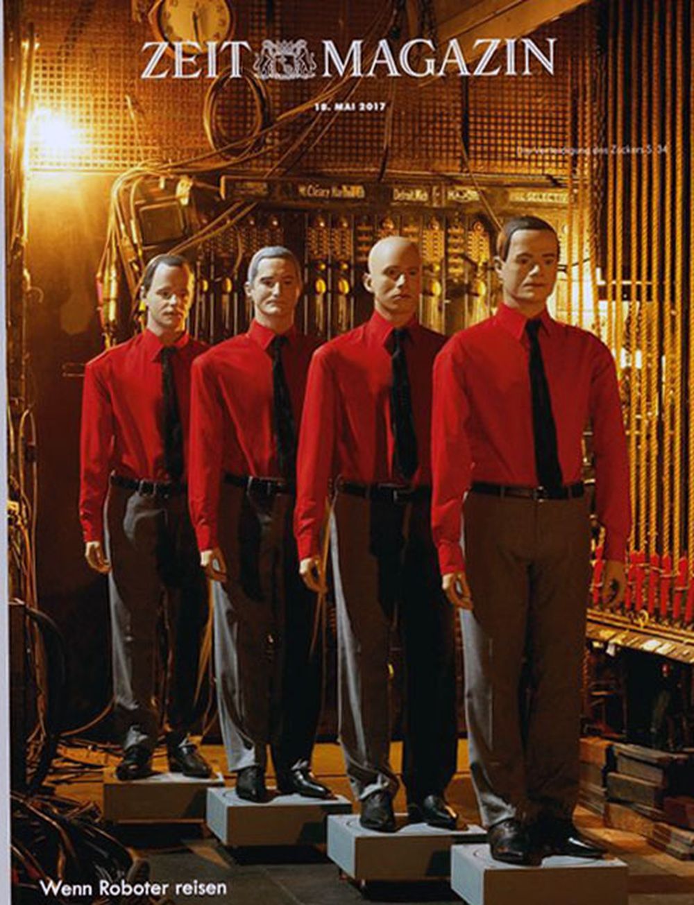 Zeit Tijdschrift Duitsland 2017-21 Kraftwerk Hütter Originele uitgave