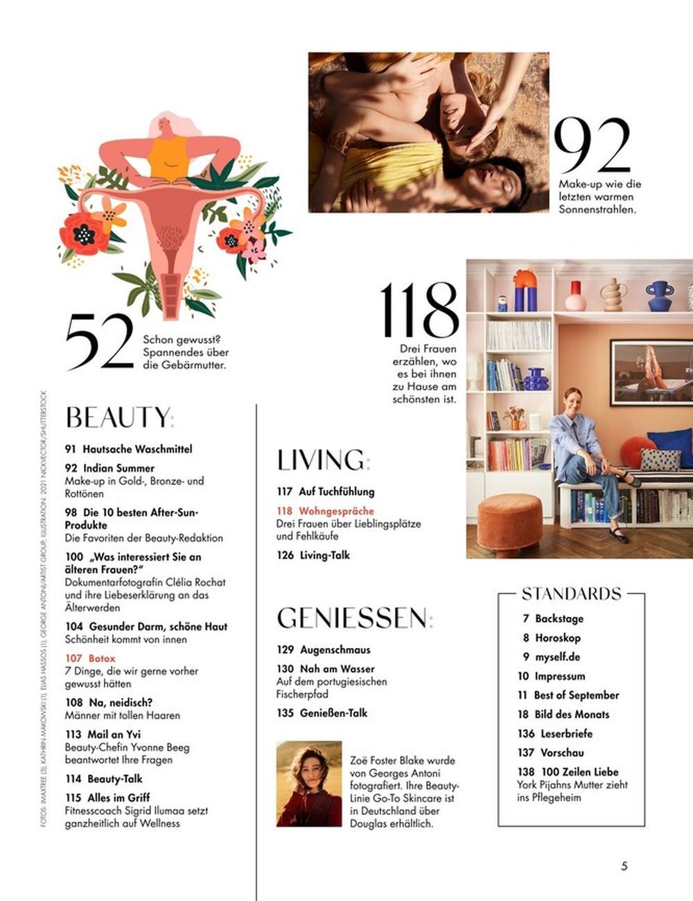 Myself Magazin Deutschland 2023-09 Zoe Foster Blake