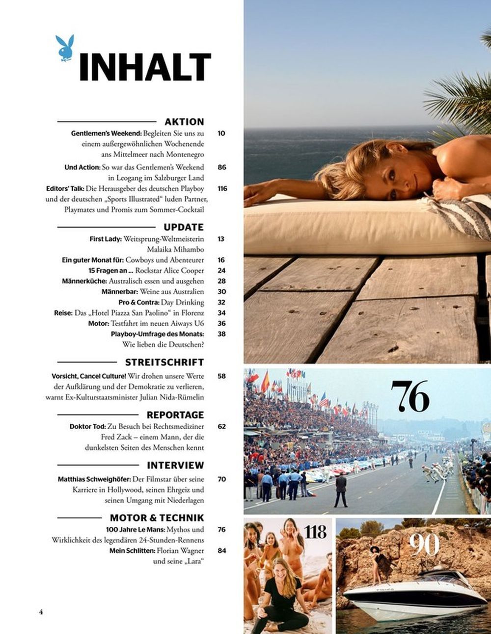 Playboy Magazin Deutschland 2023-09 Tanja Lanäus Edition