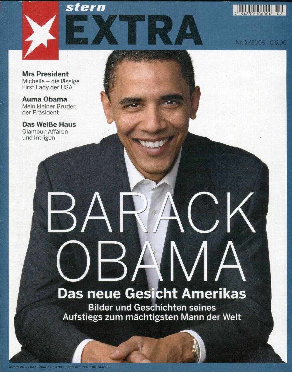 Stern Extra Lehti Saksa 2009-02 – Barack Obama – Alkuperäinen painos