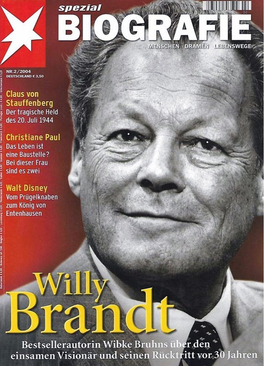 Stern Biografie Magazin Deutschland 2004-02 Willy Brandt Walt Disney Claus Von Stauffenberg