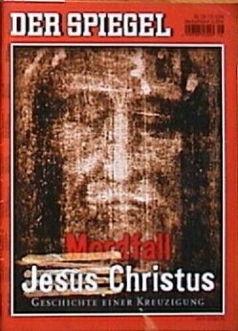 Der Spiegel Magasin Tyskland 2004-16 Jesus Originaludgave