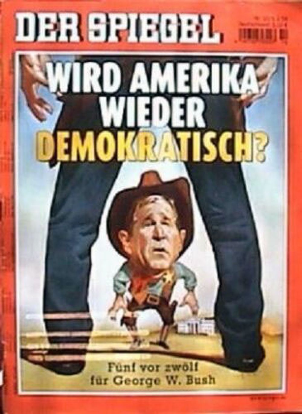 Der Spiegel Revista Alemania 2004-10 George W. Bush