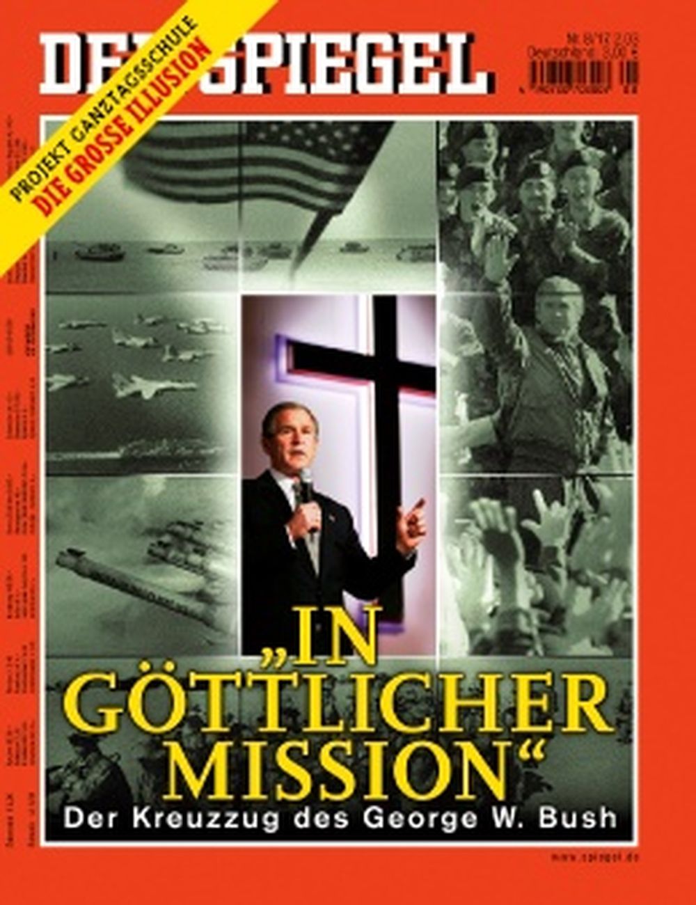 Der Spiegel Magazin Deutschland 2003-08 George W. Bush