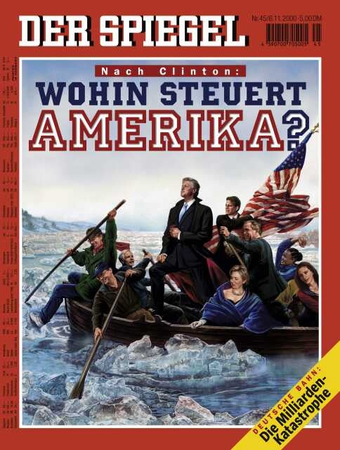 Der Spiegel Magazin Deutschland 2000-45 Clinton