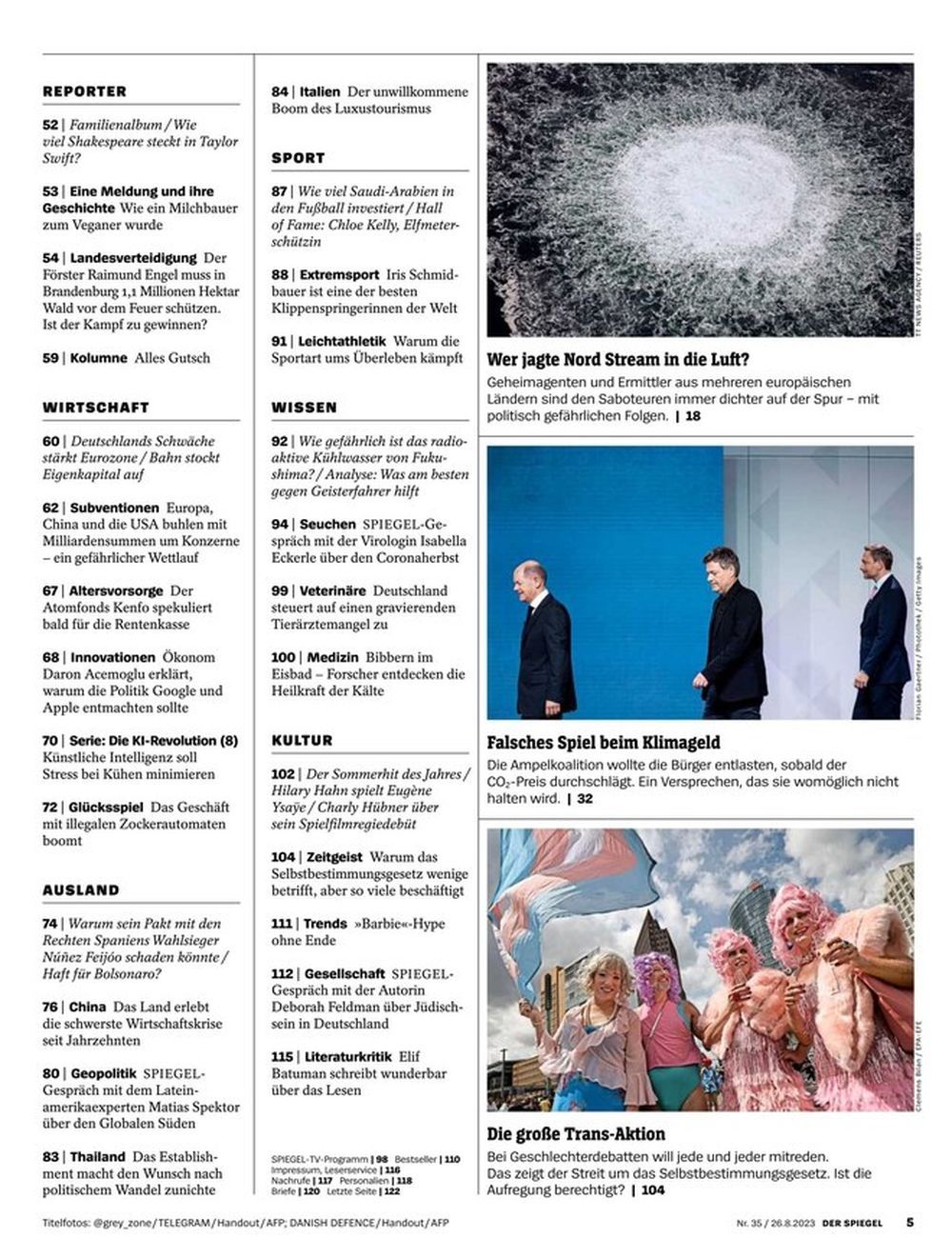 Der Spiegel Magazin Deutschland 2023-35 Yevgeny Prigozhin Prigoschin