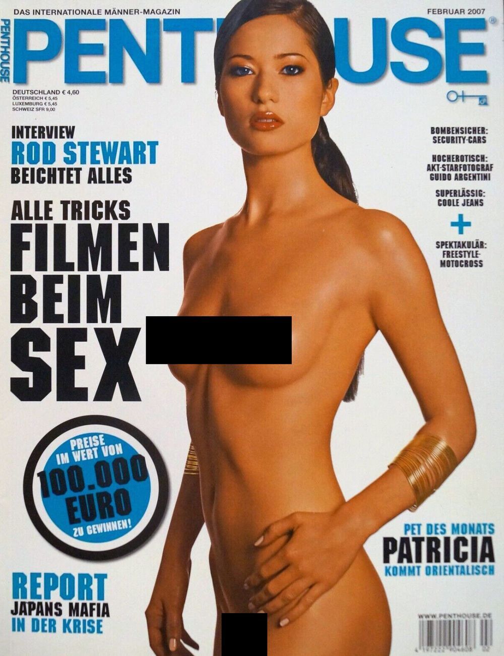 Penthouse Tijdschrift Duitsland 2007-02 Synny Patricia Weber Nikki Originele uitgave