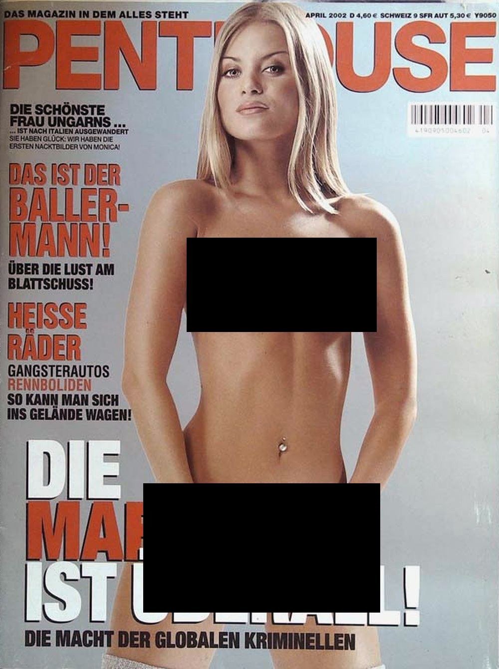 Penthouse Lehti Saksa 2002-04 Monica Alkuperäinen painos