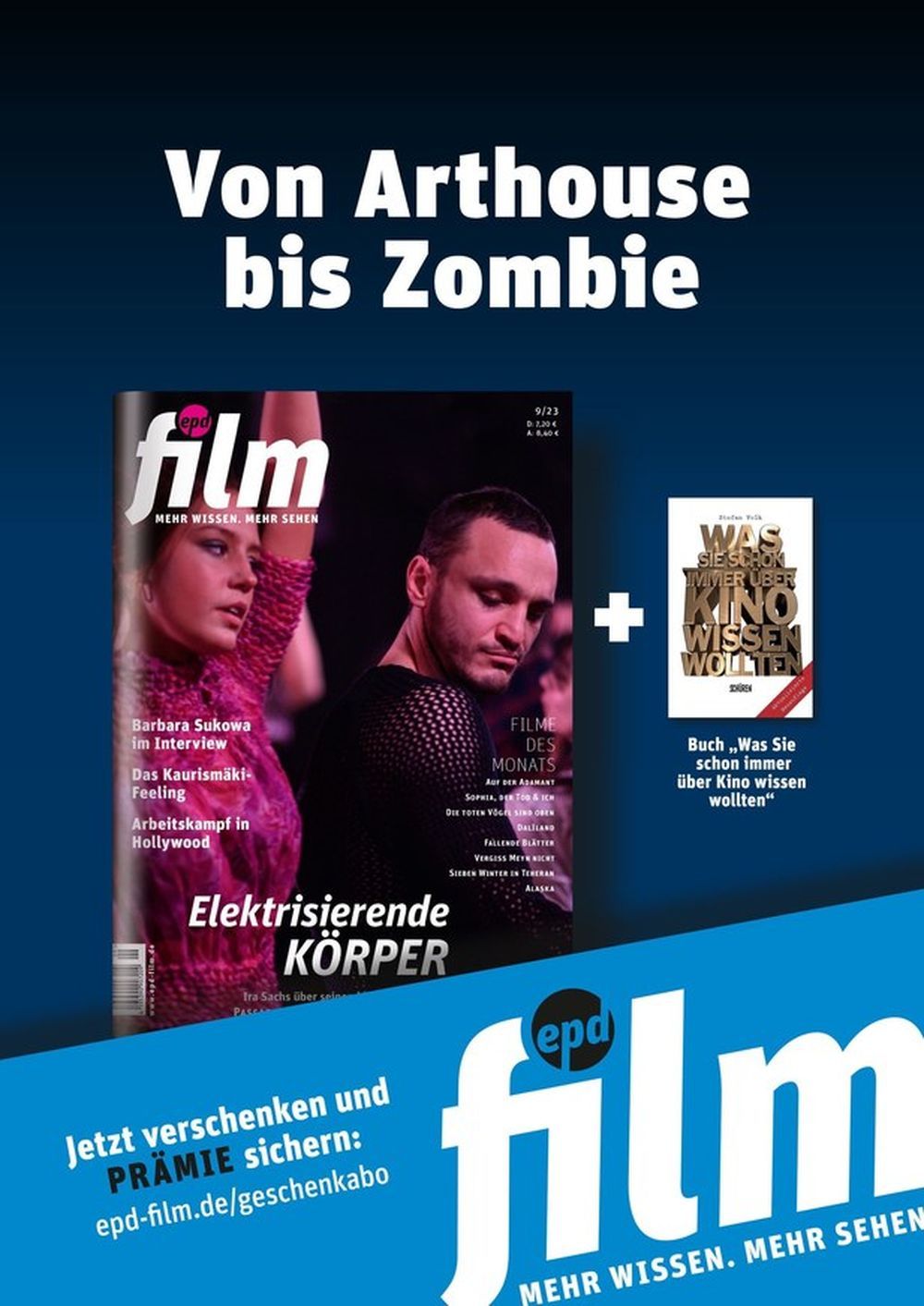 EPD Film Magazin Deutschland 2023-09 Ben Whishaw Adele Exarchopoulos