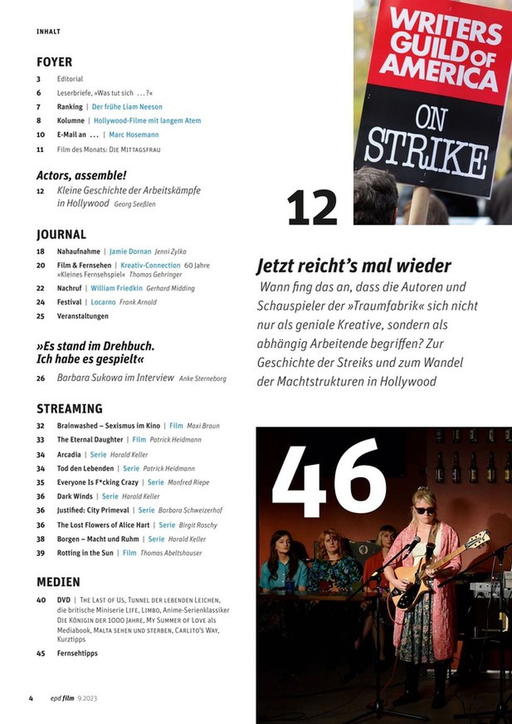 EPD Film Magazin Deutschland 2023-09 Ben Whishaw Adele Exarchopoulos