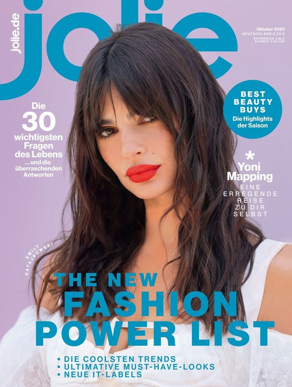 Jolie Magazin Deutschland 2023-10 Emily Ratajkowski