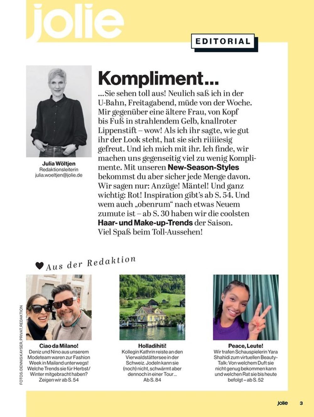 Jolie Magazin Deutschland 2023-10 Emily Ratajkowski
