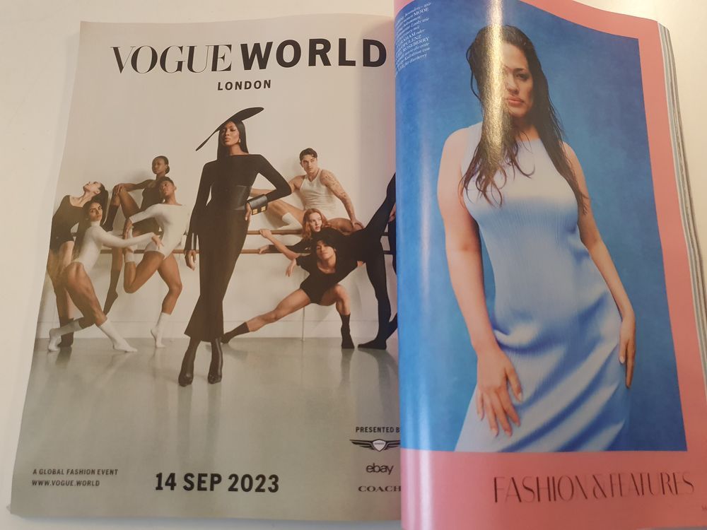 Vogue Magazin Deutschland 2023-09 Ashley Graham Crawford Evangelista Campbell