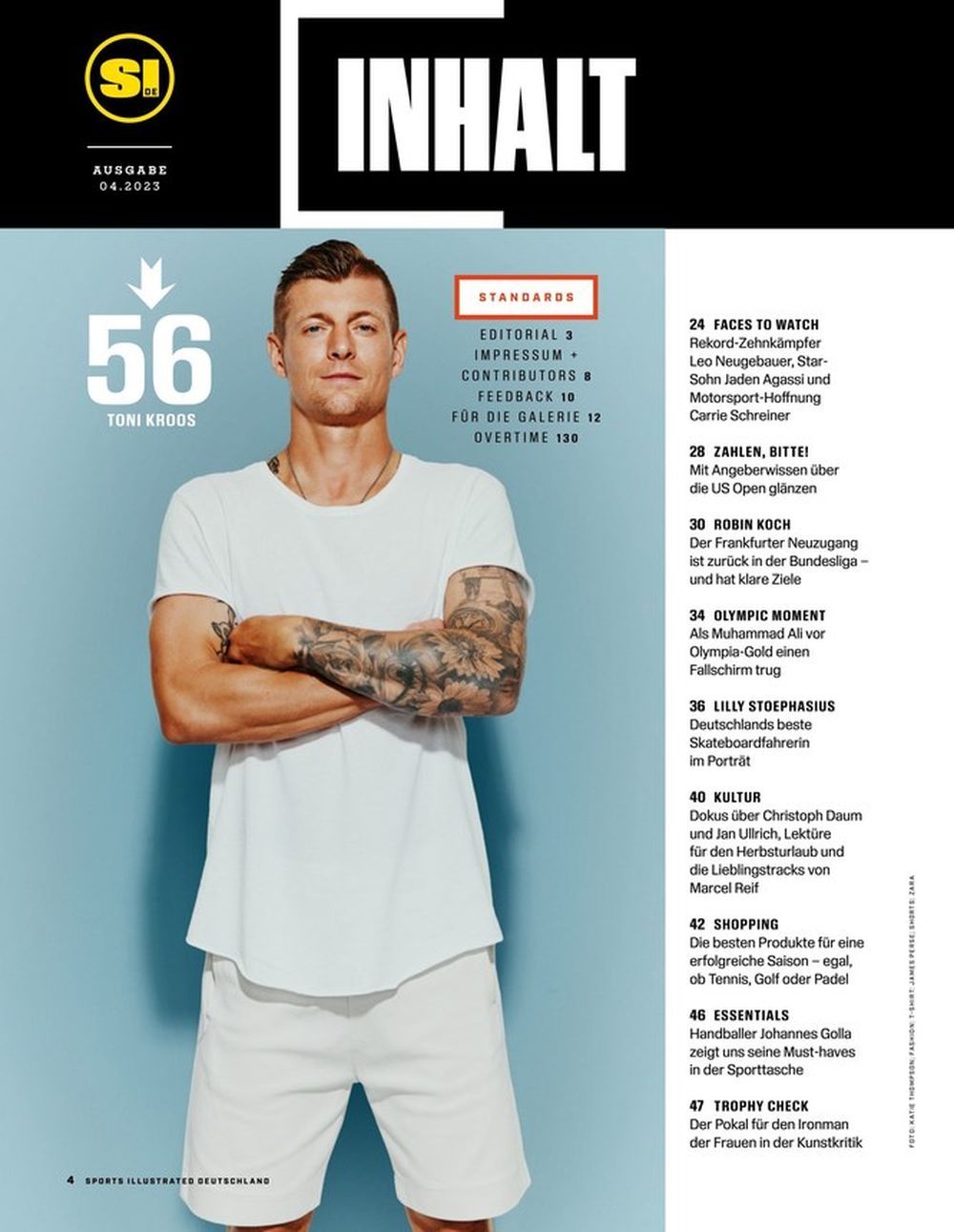 Sports Illustrated Magazin Deutschland 2023-04 Toni Kroos Satou Sabally