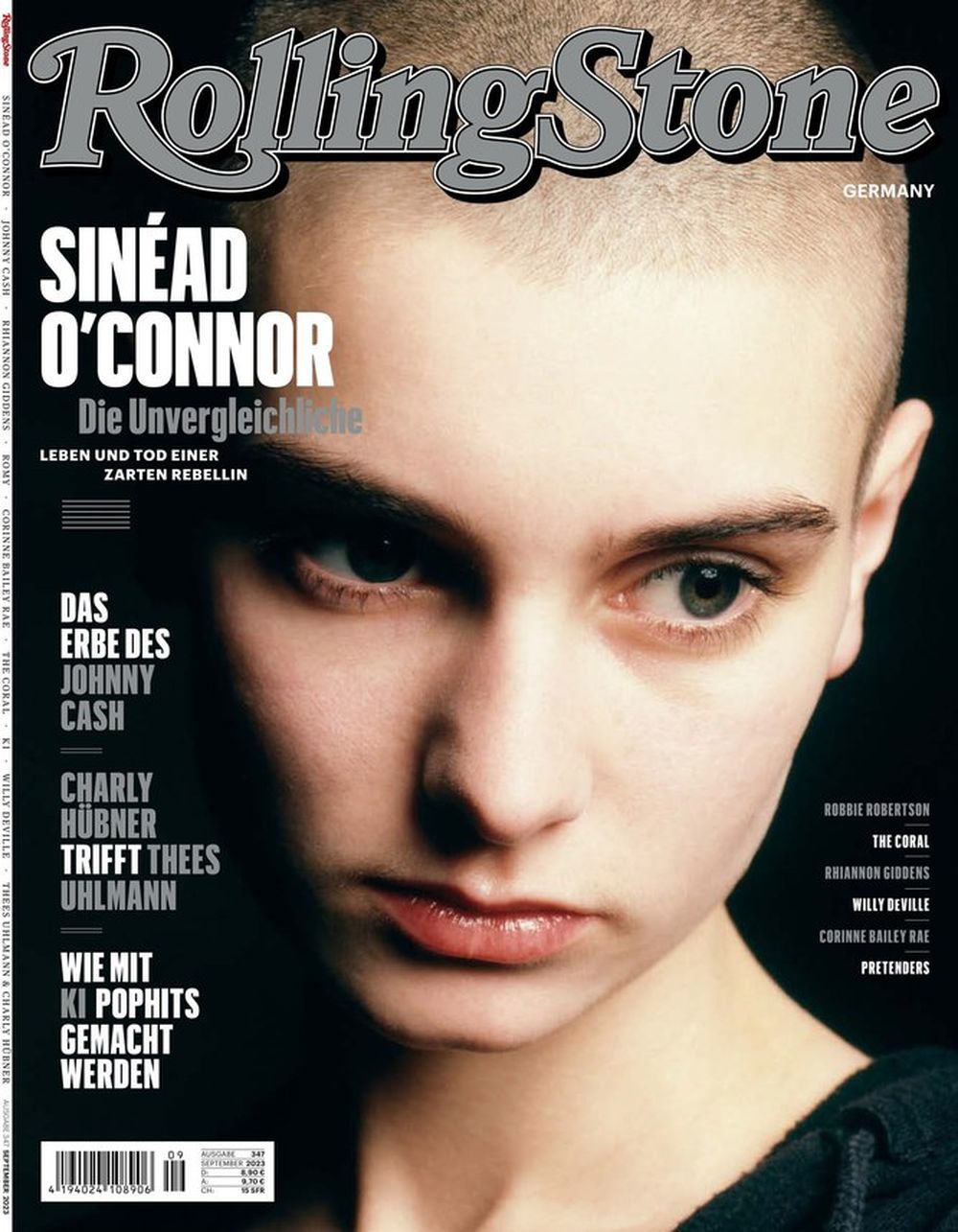 Rolling Stone Magazin Deutschland 2023-09 Sinead O'Connor Johnny Cash Bailey Rae