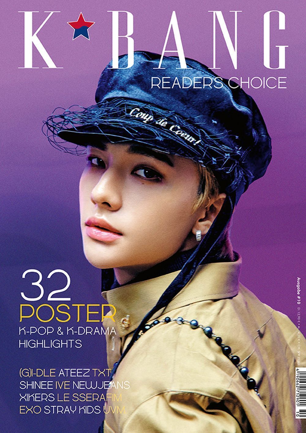 K*Bang Readers Choice Magasin Tyskland 2023 #10 Hyunjin Edition Pack Originaludgave