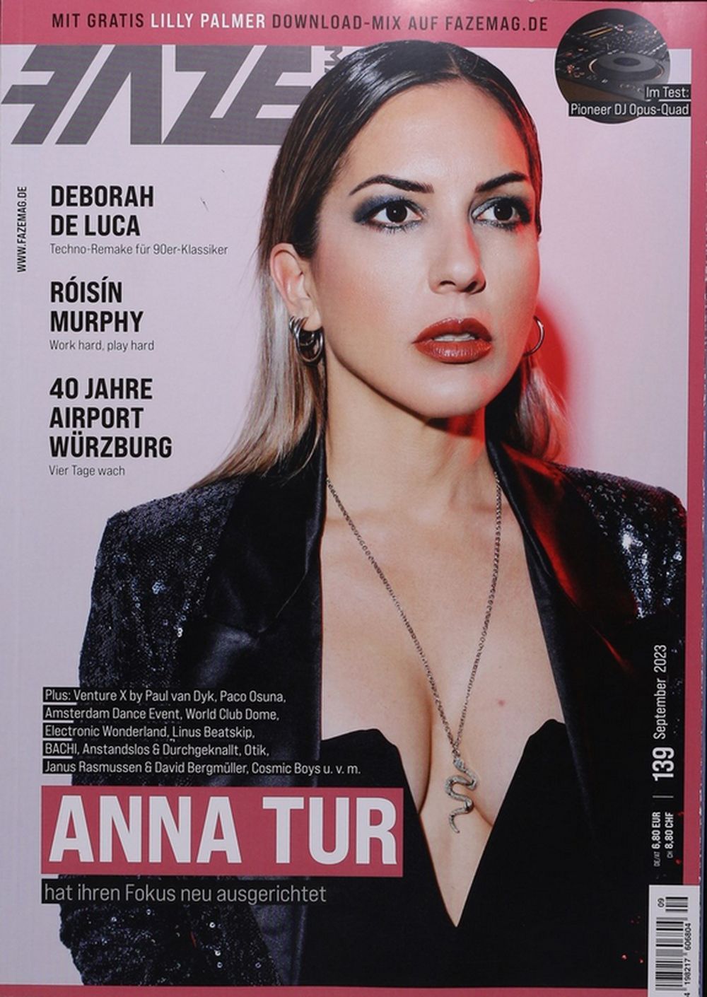 Faze Magazine Allemagne 2023 #139 Anna Tur Deborah De Luca Roisin Murphy Édition originale