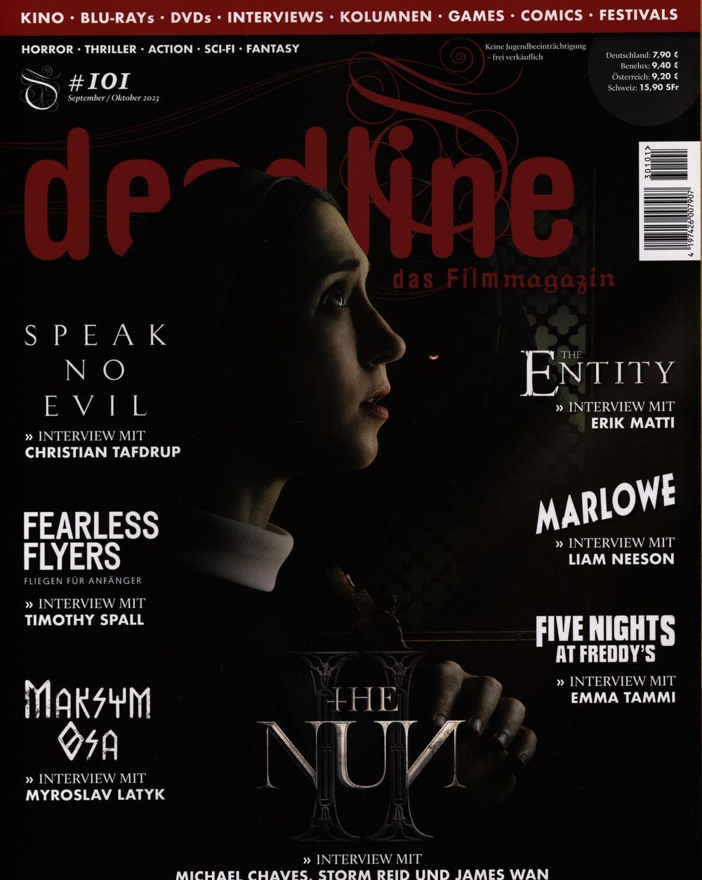 Deadline Lehti Saksa 2023 #101 The Nun II Marlowe Speak No Evil