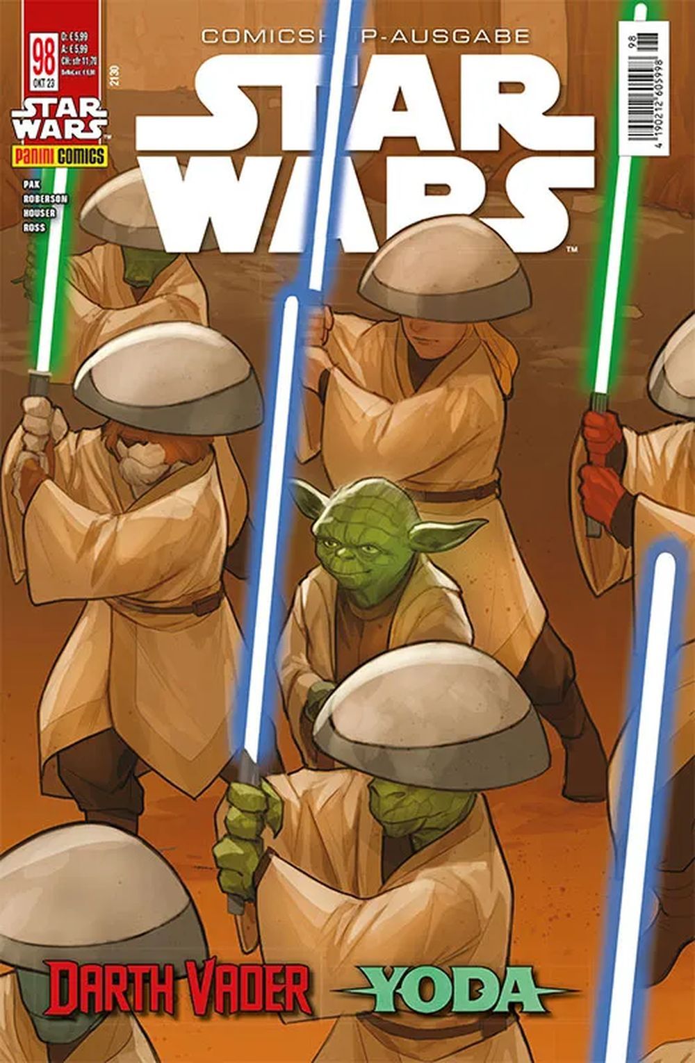 Star Wars Comic Duitsland 2023 #98 Yoda Darth Vader Comicshop Originele uitgave