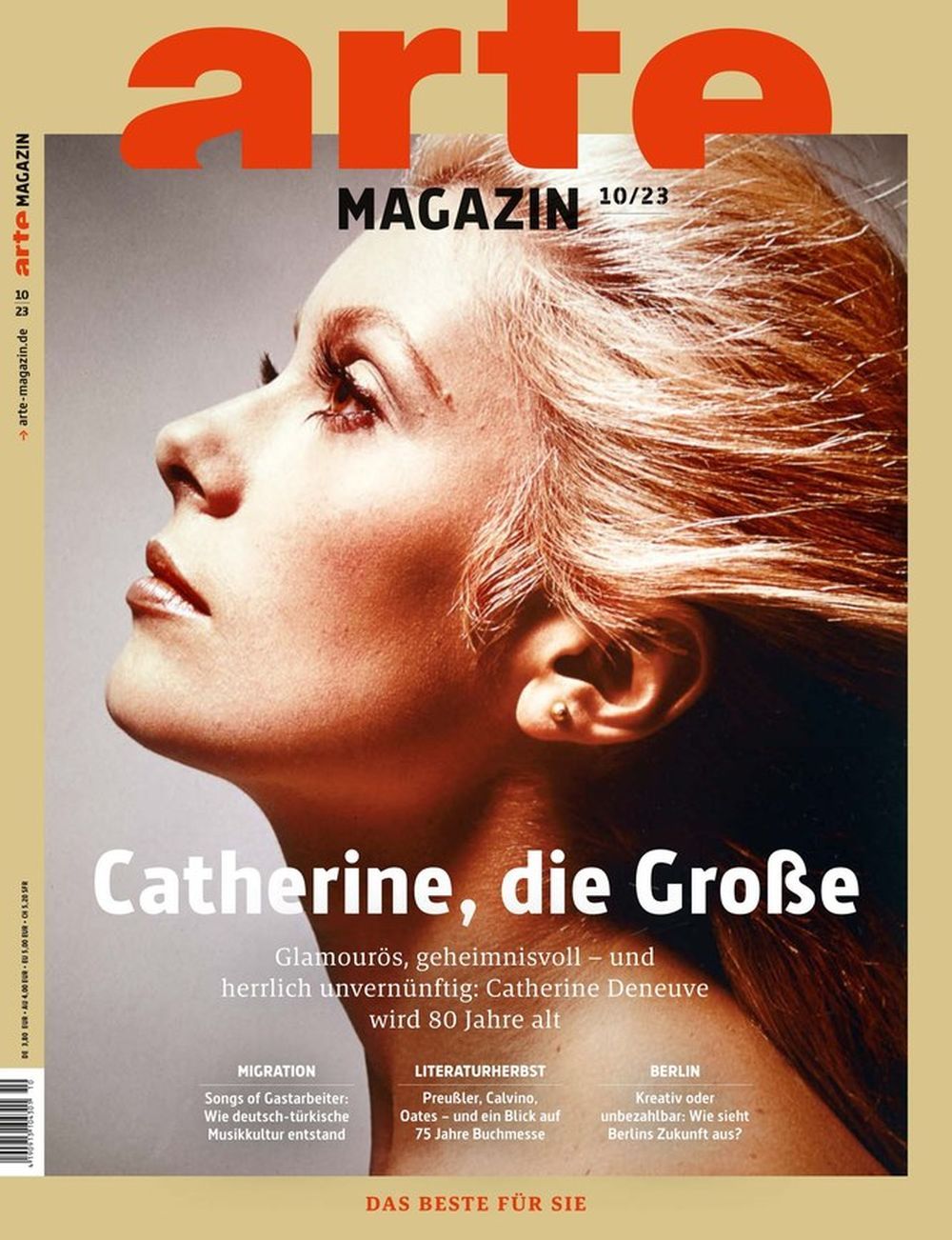 Arte Magazin Deutschland 2023-10 Catherine Deneuve