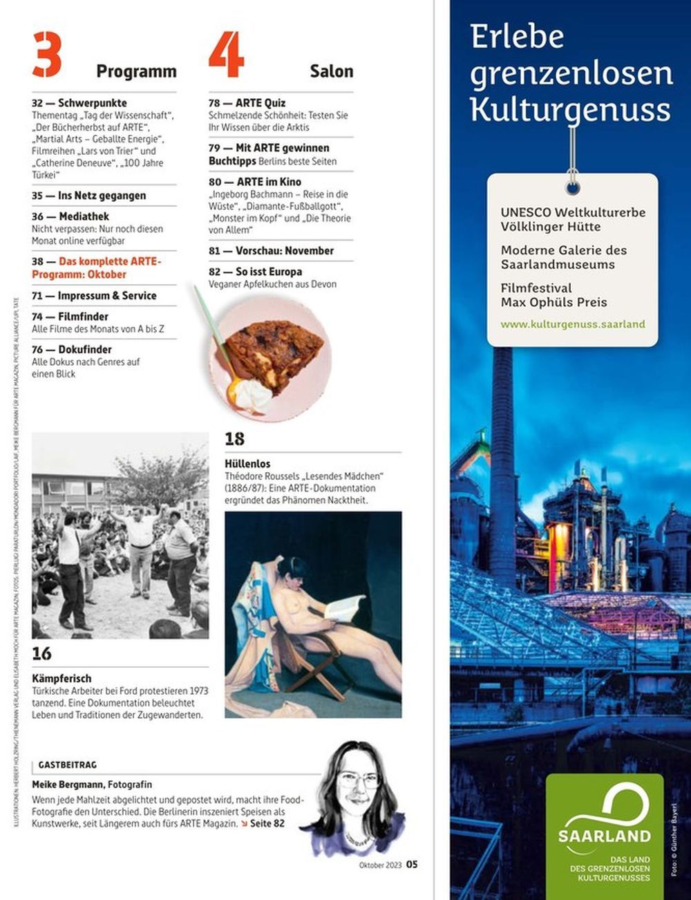 Arte Magazin Deutschland 2023-10 Catherine Deneuve