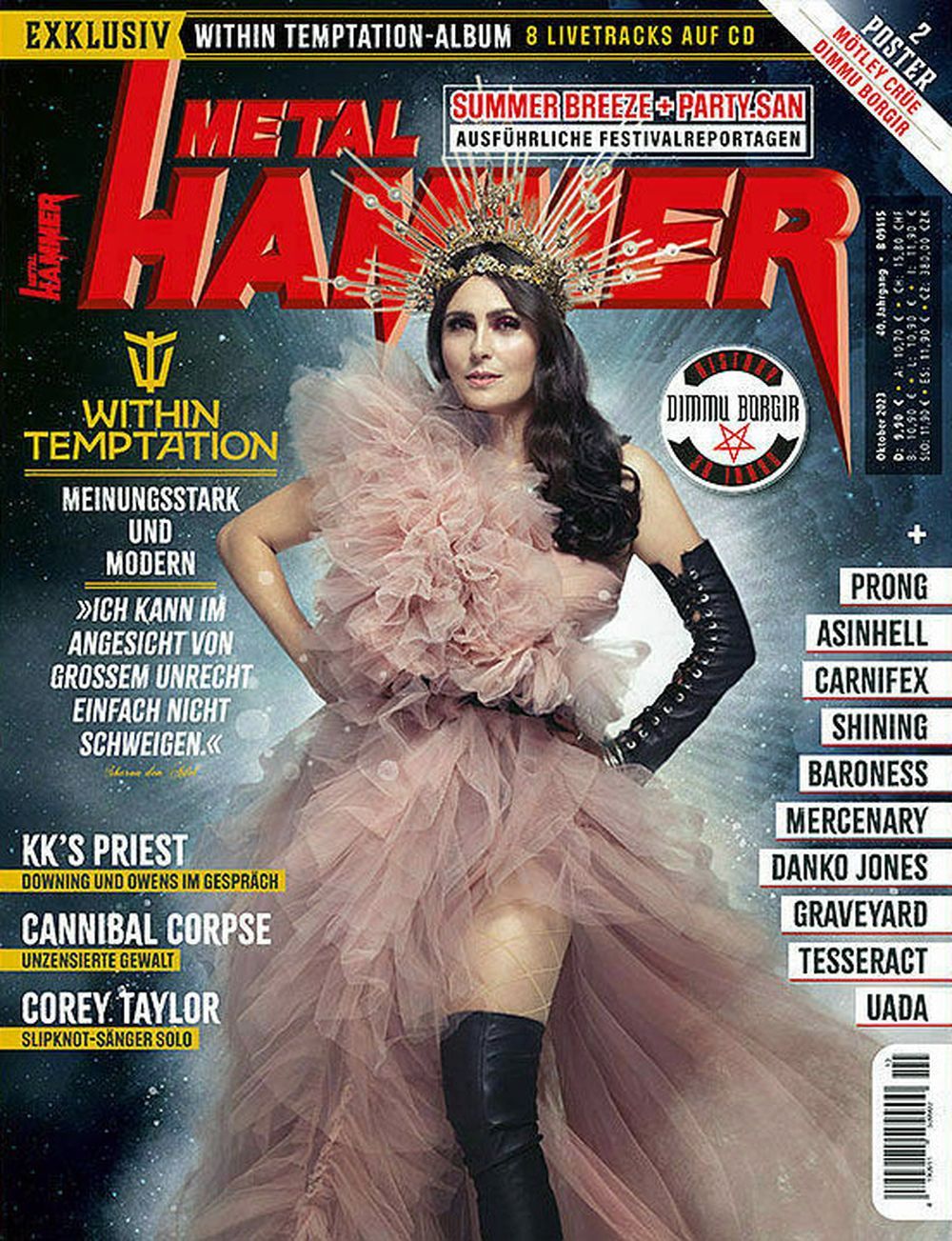 Metal Hammer Magazin Deutschland 2023-10 Within Temptation KKs Priest Baroness